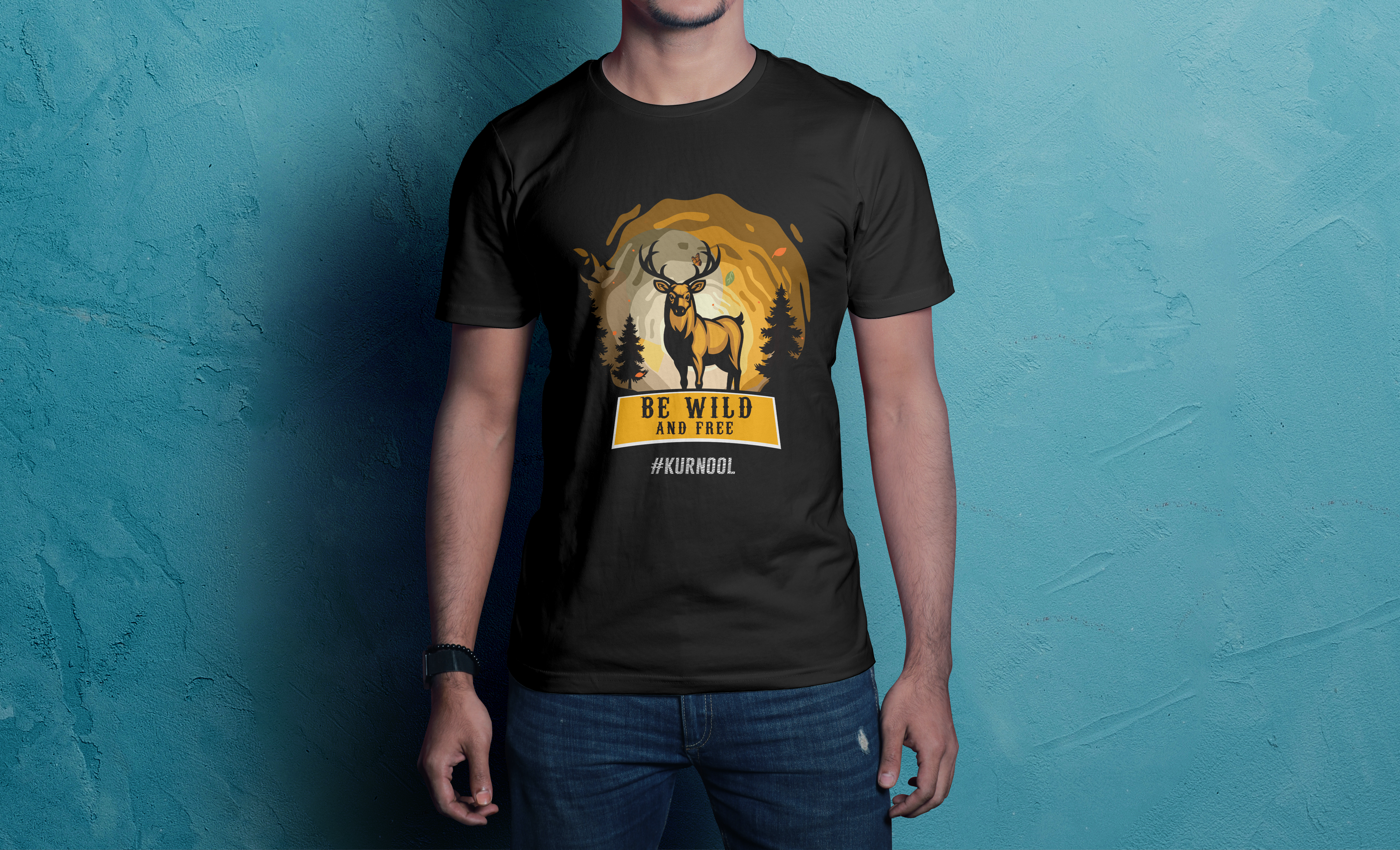 Mock Black T-Shirt Mock Black T-Shirt
